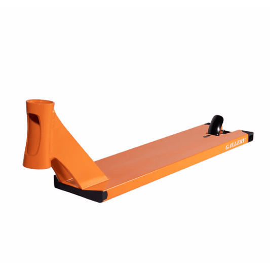 Antics Gallery Scooter Deck 5" x 19.5", Orange Scooter Decks Antics 