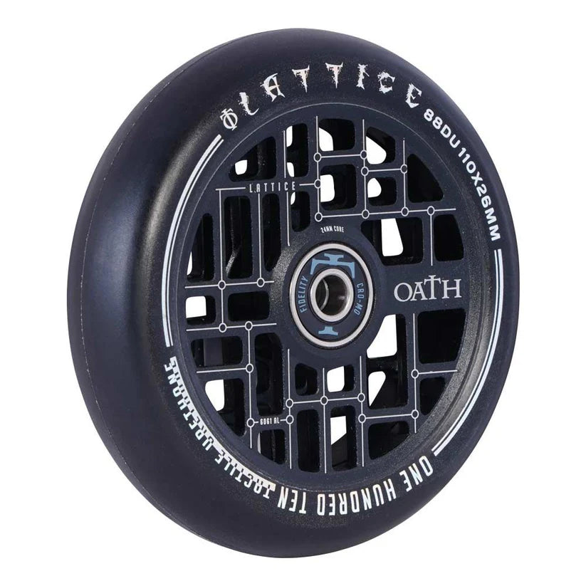 Oath Lattice Scooter Wheels 110mm, Black