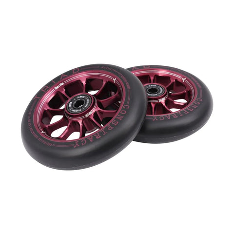 Triad Conspiracy Scooter Wheels 110mm (Pair), Ano Red