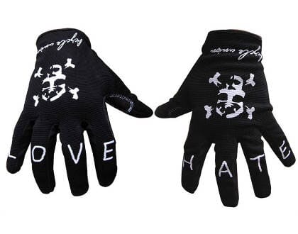 Bicycle Union Cuff Less Gloves, Black