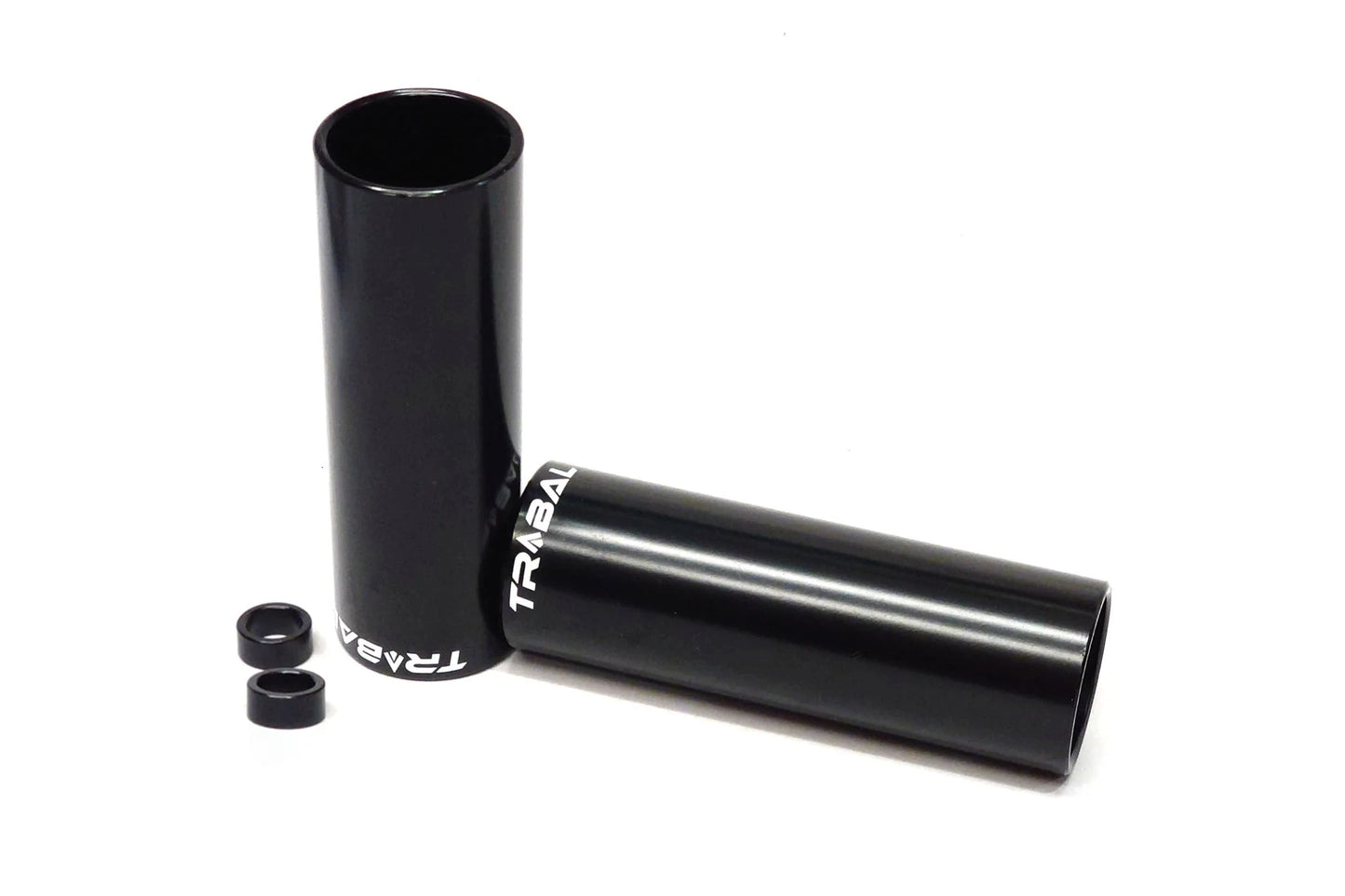 Tribal 4" Pegs - Black 14mm With 10mm Adapter (Pair) (Copy) BMX Parts Tribal 