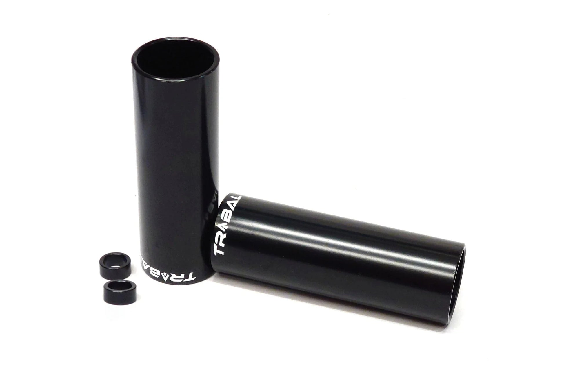 Tribal 4" Pegs - Black 14mm With 10mm Adapter (Pair) (Copy) BMX Parts Tribal 
