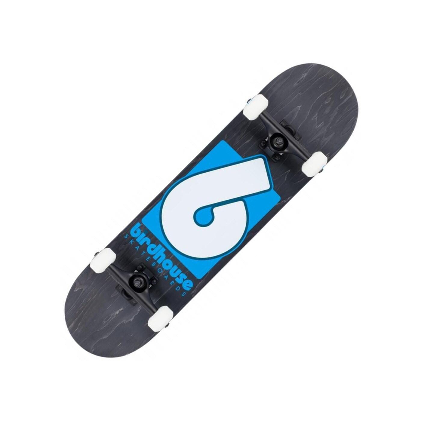 Birdhouse Stage 3 B Logo Complete Skateboard 8", Blue Complete Skateboards Birdhouse 