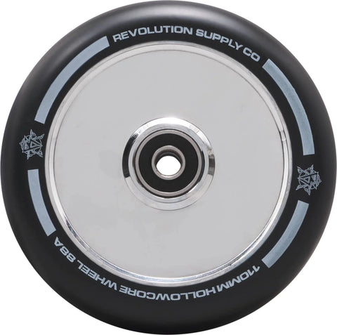 Revolution Supply Co Hollowcore Scooter Wheel 110mm, Black/Chrome