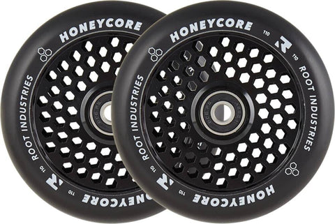 Root Honeycore Pro Scooter Wheels 110mm, Black/Black