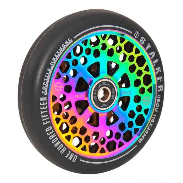 Oath Stalker 115mm x 28mm Scooter Wheels, Neochrome Scooter Wheels Oath 