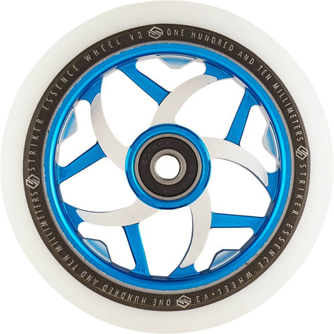 Striker Essence V3 White Pro Scooter Wheel (110mm - Blue)