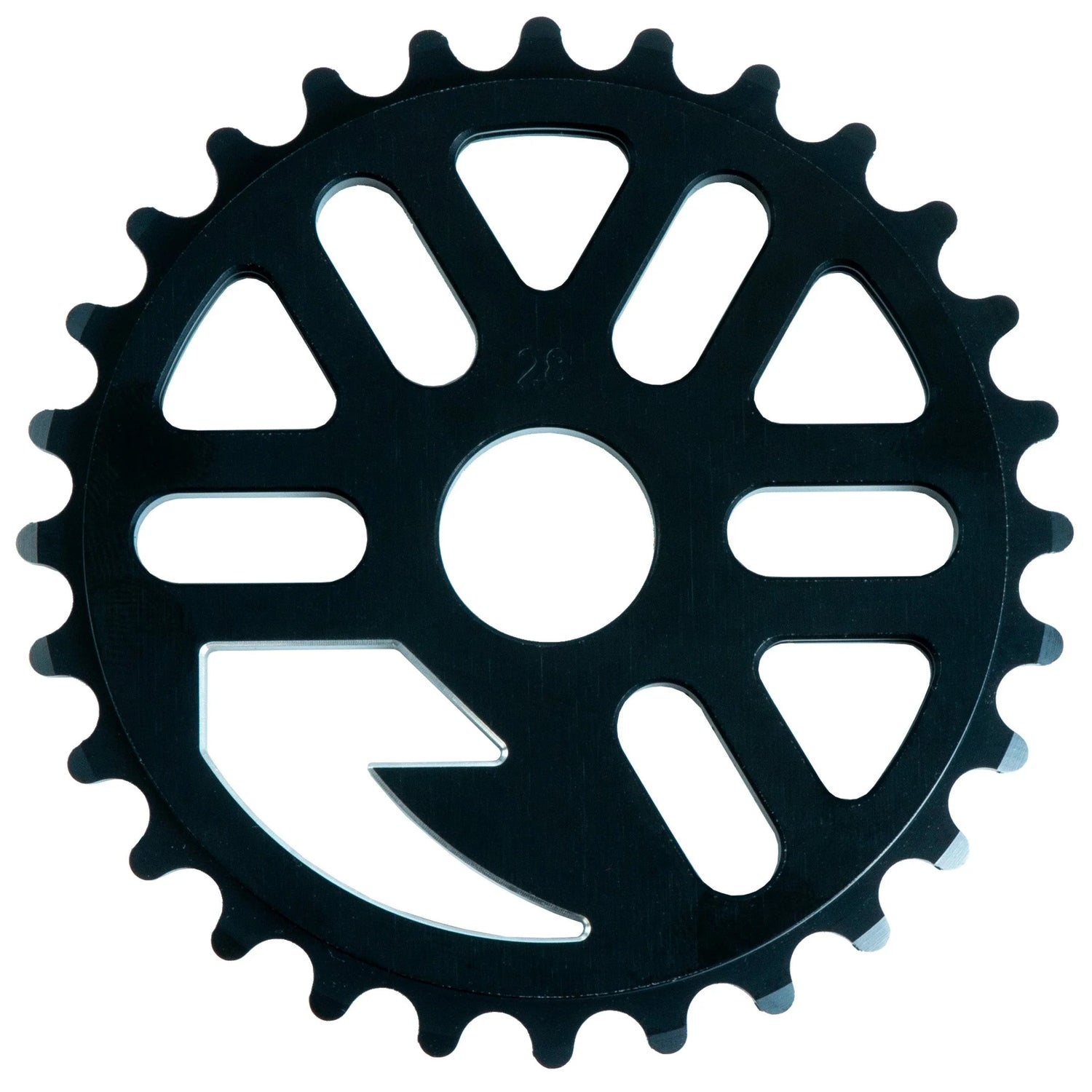 Tall Order One Logo 25 Tooth BMX Sprocket, Black Sprockets Tall Order 