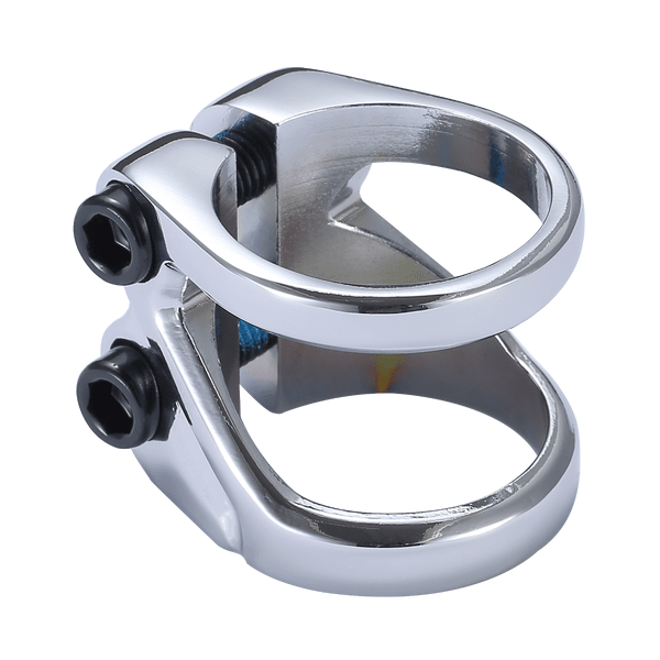 Blunt Z 2 Bolt Scooter Clamp, Chrome Scooter Parts Blunt 