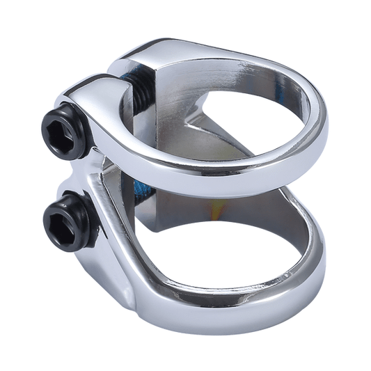 Blunt Z 2 Bolt Scooter Clamp, Chrome Scooter Parts Blunt 