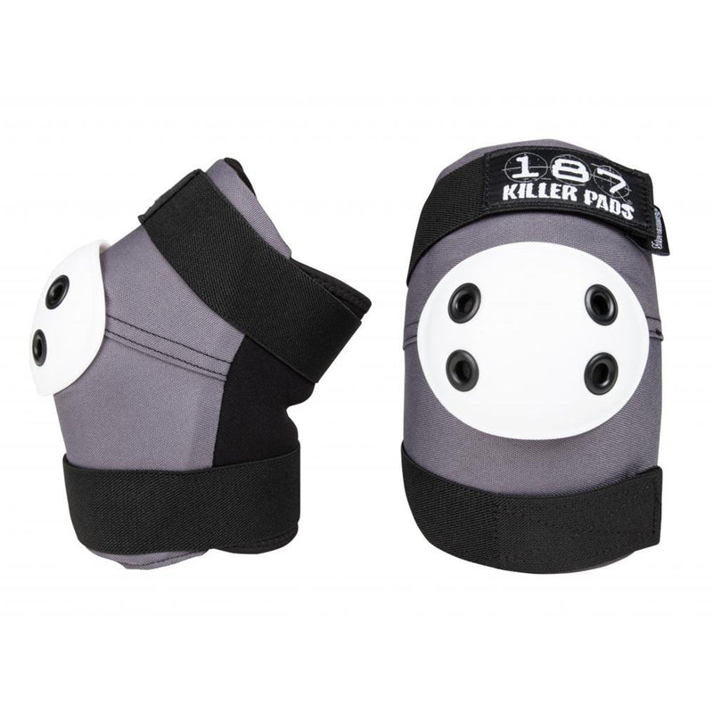 187 Protection Standard Elbow Pads, Grey/Black/White Protection 187 