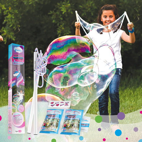 WOWMAZING™ Giant Bubbles Kit Unicorn Edition