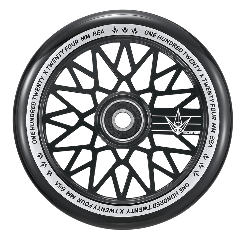 *NEW* Blunt Diamond Hollow Core Wheel, 120mm Scooter Wheels Blunt Black 