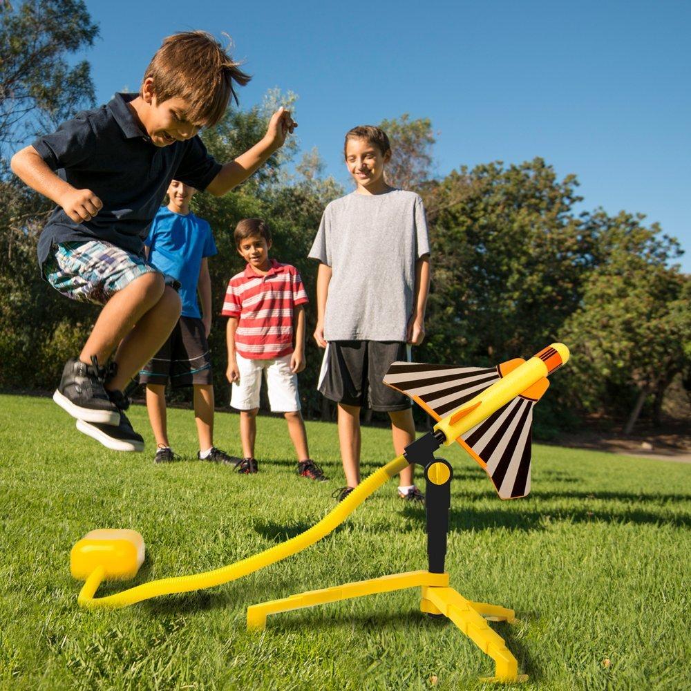 Stomp Rockets Soaring Flying Air Plane Kit Toys Stomp