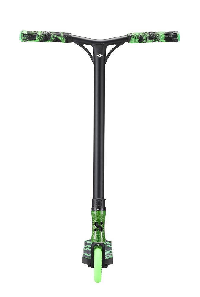 Sacrifice Scooters Flyte 100 V2 Quake Complete Stunt Scooter, Green Complete Scooters Sacrifice 