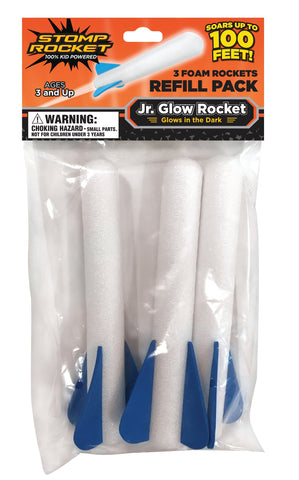 Stomp Rocket Junior Glow Refill (3 Pcs)