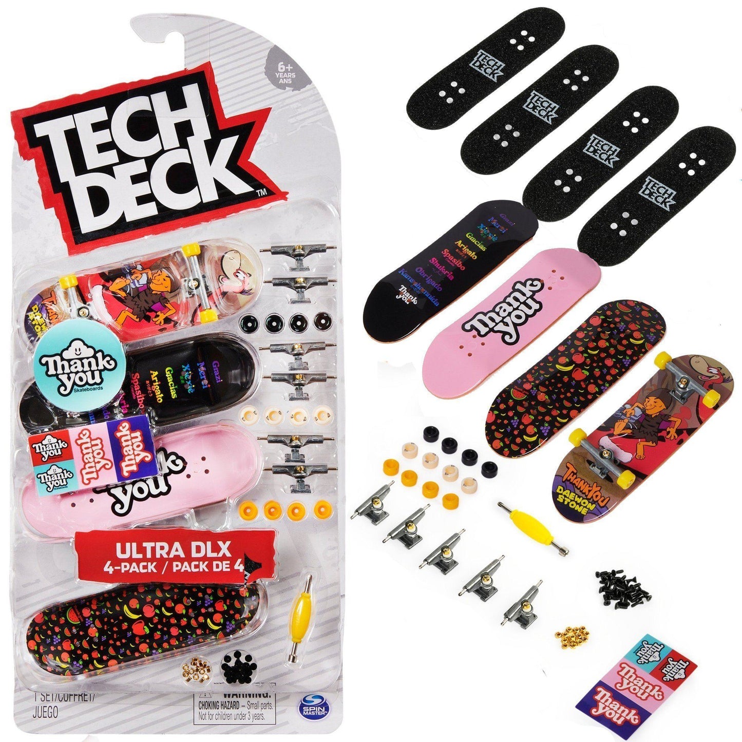 Tech Deck Fingerboard Ultra DLX 4-Piece (Random) Accessories tech deck 