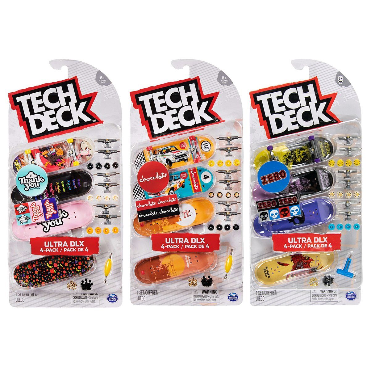 Vild kop stå Tech Deck Fingerboard Ultra Deluxe 4 Pack (Random) – Rampworx Shop