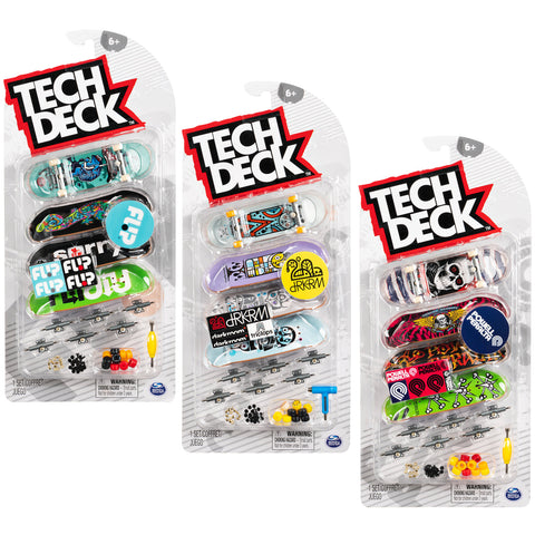 Tech Deck Ultra DLX 4 Pack Fingerboards, Random