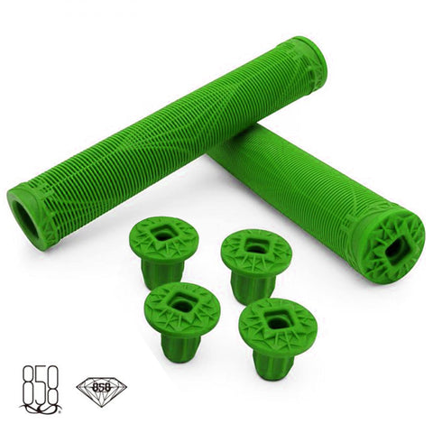Ride 858 Scooters Diamond Stunt Scooter Grips, Green