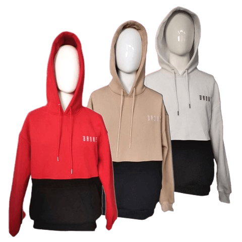 Drone Contrast Hoodie, 3 Colours