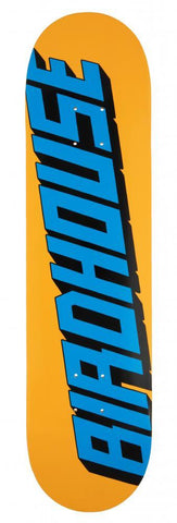 Birdhouse Pro Type Logo Skateboard Deck 7.75", Orange