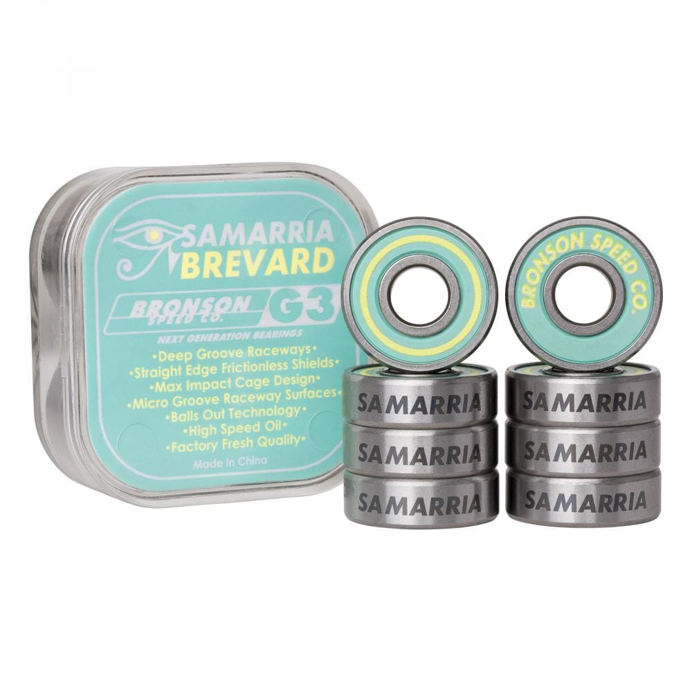 Bronson Speed Co. Samaria Brevard Pro G3 Bearings, Silver Bearings Bronson 