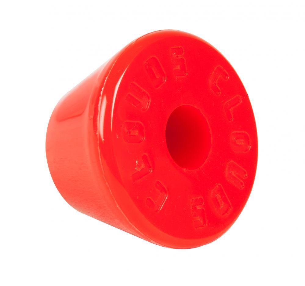 Clouds Rollerskate/Quadskate Urethane Toestop, Red Skates Clouds 