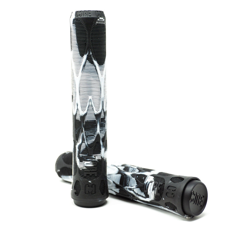 CORE Pro Handlebar Grips, Soft 170mm – Slate (White/Black) Grips CORE 