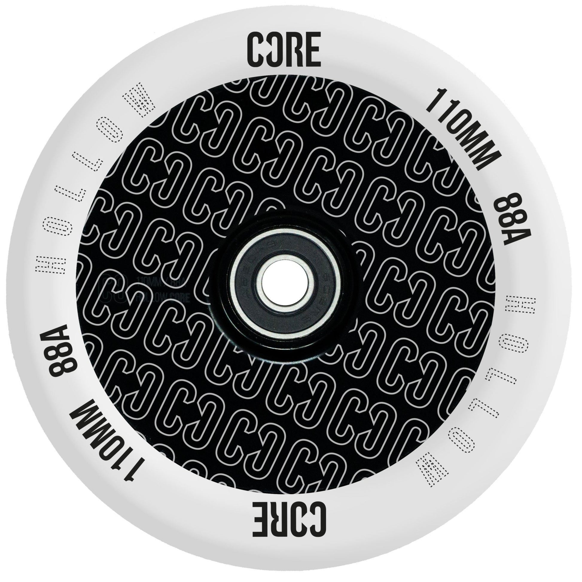 CORE Hollow Stunt Scooter Wheel Repeat 110mm - Clear/Black Scooter Wheels CORE 