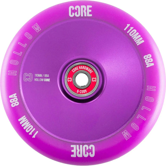 CORE Hollow Stunt Scooter Wheel V2 110mm - Purple Scooter Wheels CORE 