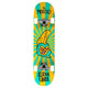 Enuff Lucha Libre Complete Complete Skateboards Enuff Yellow/Blue 7.75" 