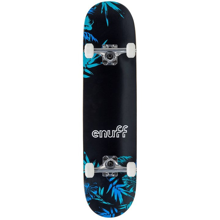 Enuff Floral Complete Skateboard Complete Skateboards Enuff Blue 7.75" 