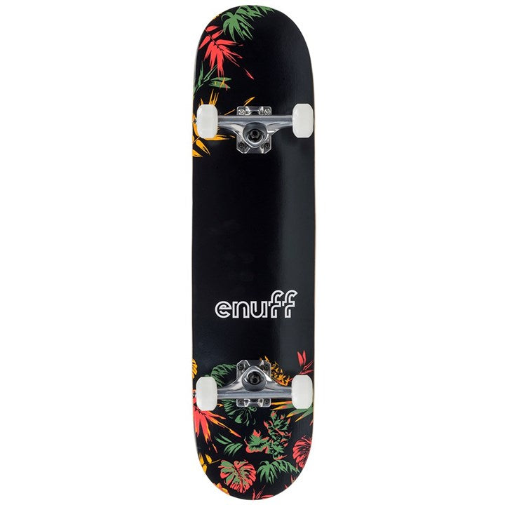 Enuff Floral Complete Skateboard Complete Skateboards Enuff Orange 7.75" 