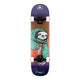 Welcome Sloth Complete Skateboard 8" ,Purple Stain Complete Skateboards Welcome 