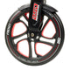 Frenzy Wheels 250mm Scooter Wheels Frenzy Scooters Black/Red 