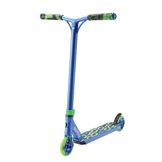 Sacrifice Scooters Flyte 100 V2 Complete Stunt Scooter, Blue/Green Complete Scooters Sacrifice 