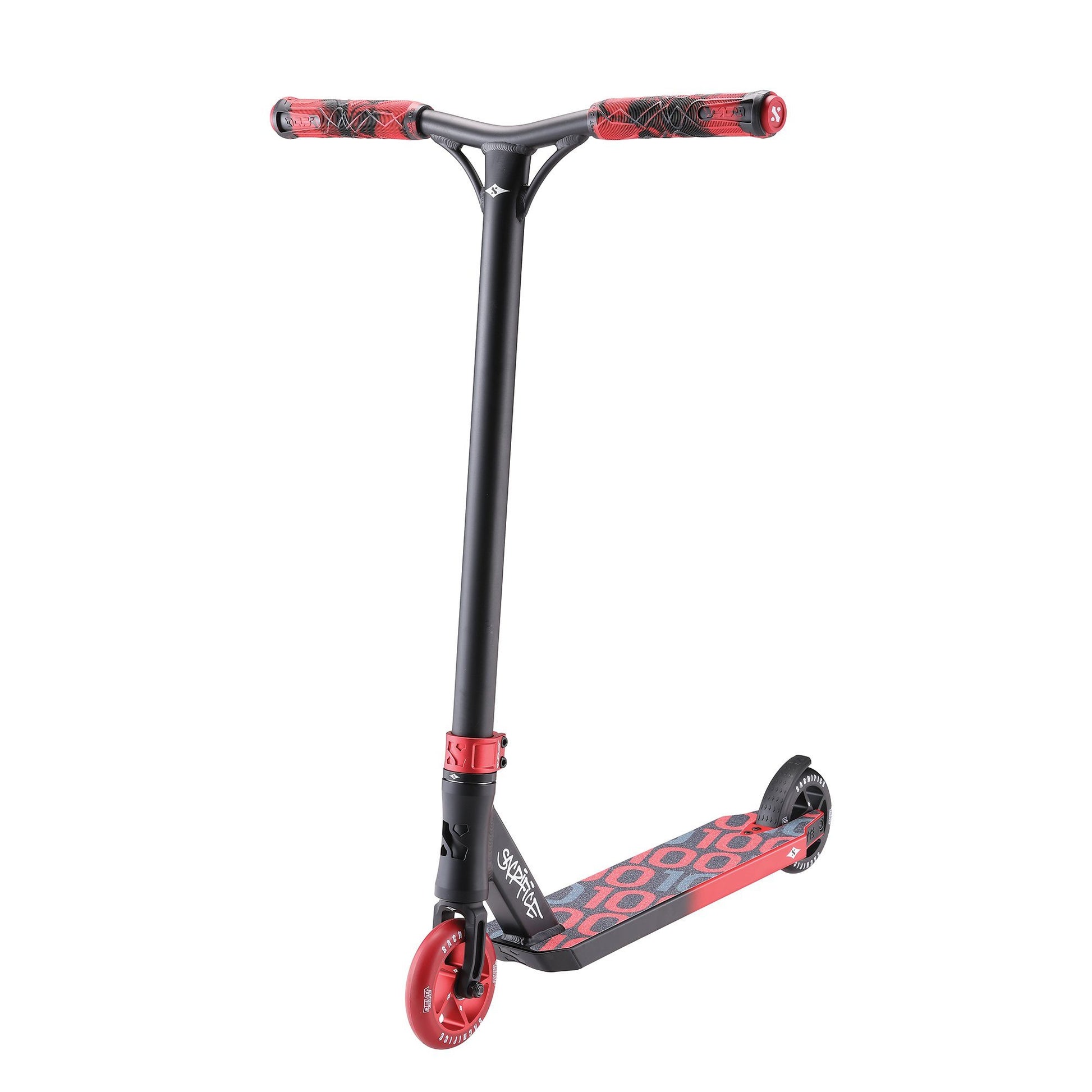 Sacrifice Scooters Flyte 100 V2 Complete Stunt Scooter, Black/Red Complete Scooters Sacrifice 