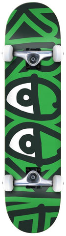 Krooked Team Big Eyes Complete Skateboard 8", Green