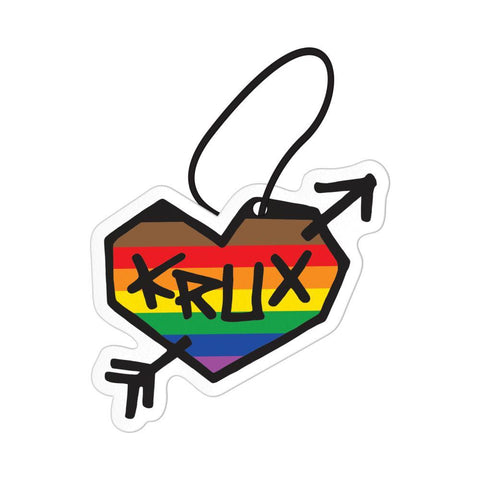 Krux Skateboards Car Air Freshener, Rainbow