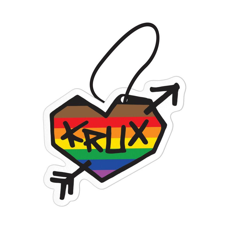 Krux Skateboards Car Air Freshener, Rainbow Accessories Krux 