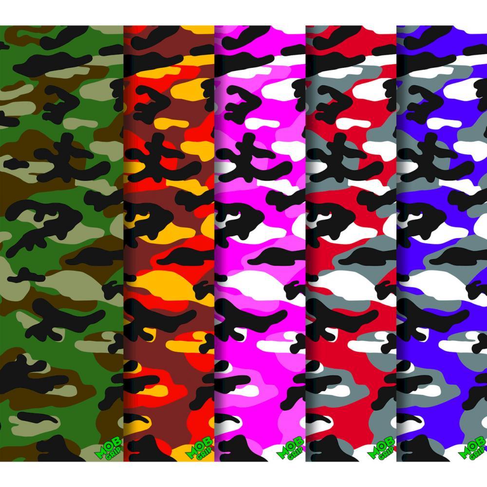 Feuille De Grip Tape MOB CAMO PINK - Taille Unique, Grip Pour Skateboard, MOB GRIP