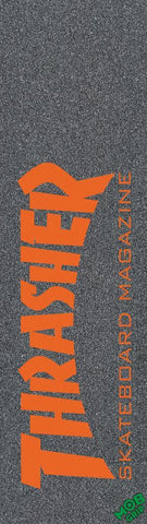 Mob Graphic 9" Skateboard Griptape, Thrasher Orange