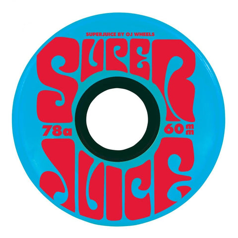 OJ Soft Super Juice 60mm Skateboard Wheels 78a, Blue
