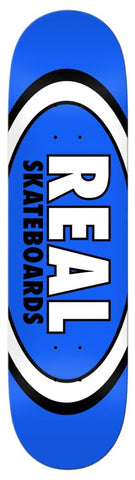 Real Team lassic Oval Skateboard Deck 8.5", Blue