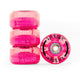 Rio Roller Light Up Wheels Skate Wheels Rio Roller Pink Glitter 58mm x 33mm 