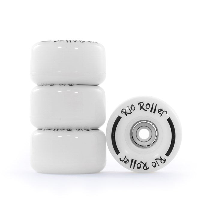 Rio Roller Light Up Wheels Skate Wheels Rio Roller White Frost 58mm x 33mm 