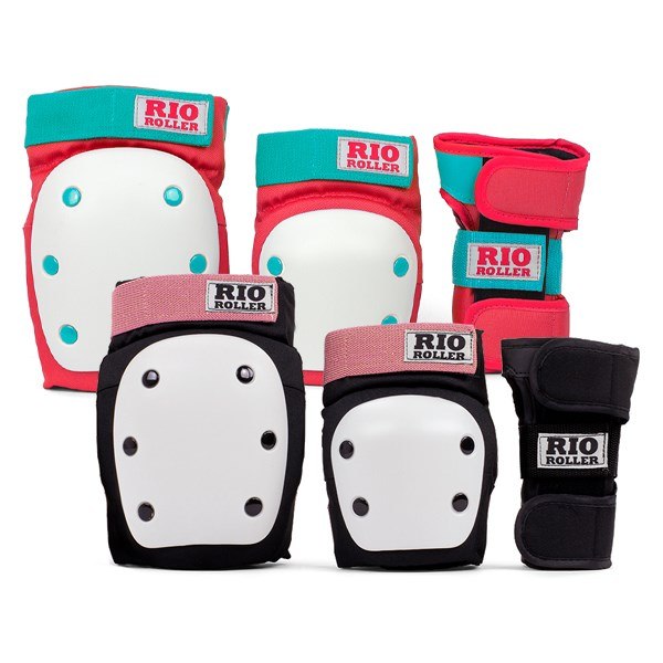 Rio Roller Girls Skate Triple Pad Set Protection Rio Roller 