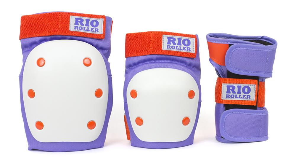 Rio Roller Girls Skate Triple Pad Set Protection Rio Roller