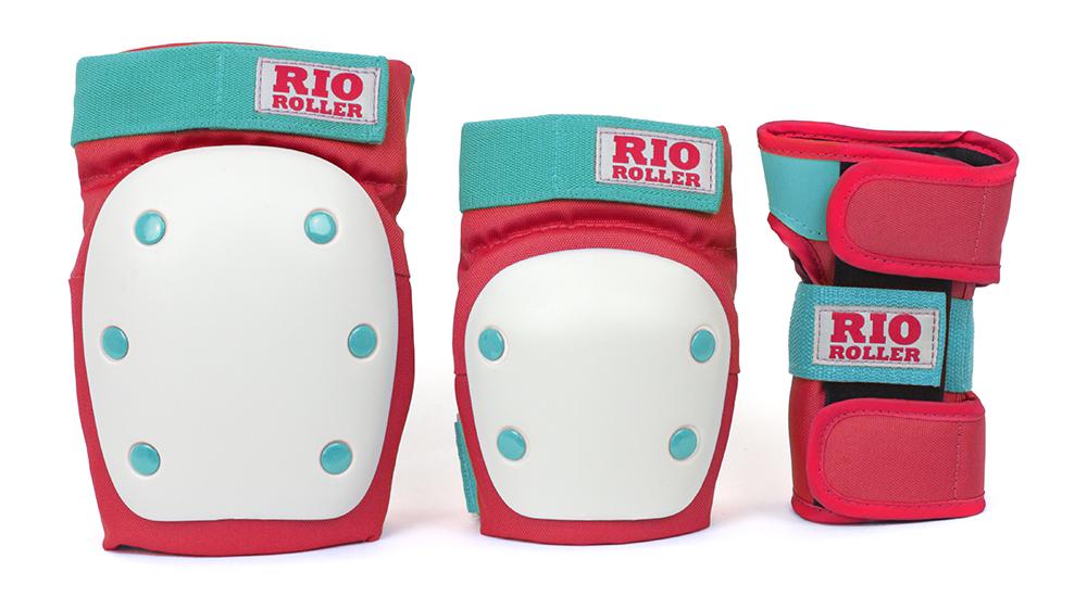 Rio Roller Girls Skate Triple Pad Set Protection Rio Roller